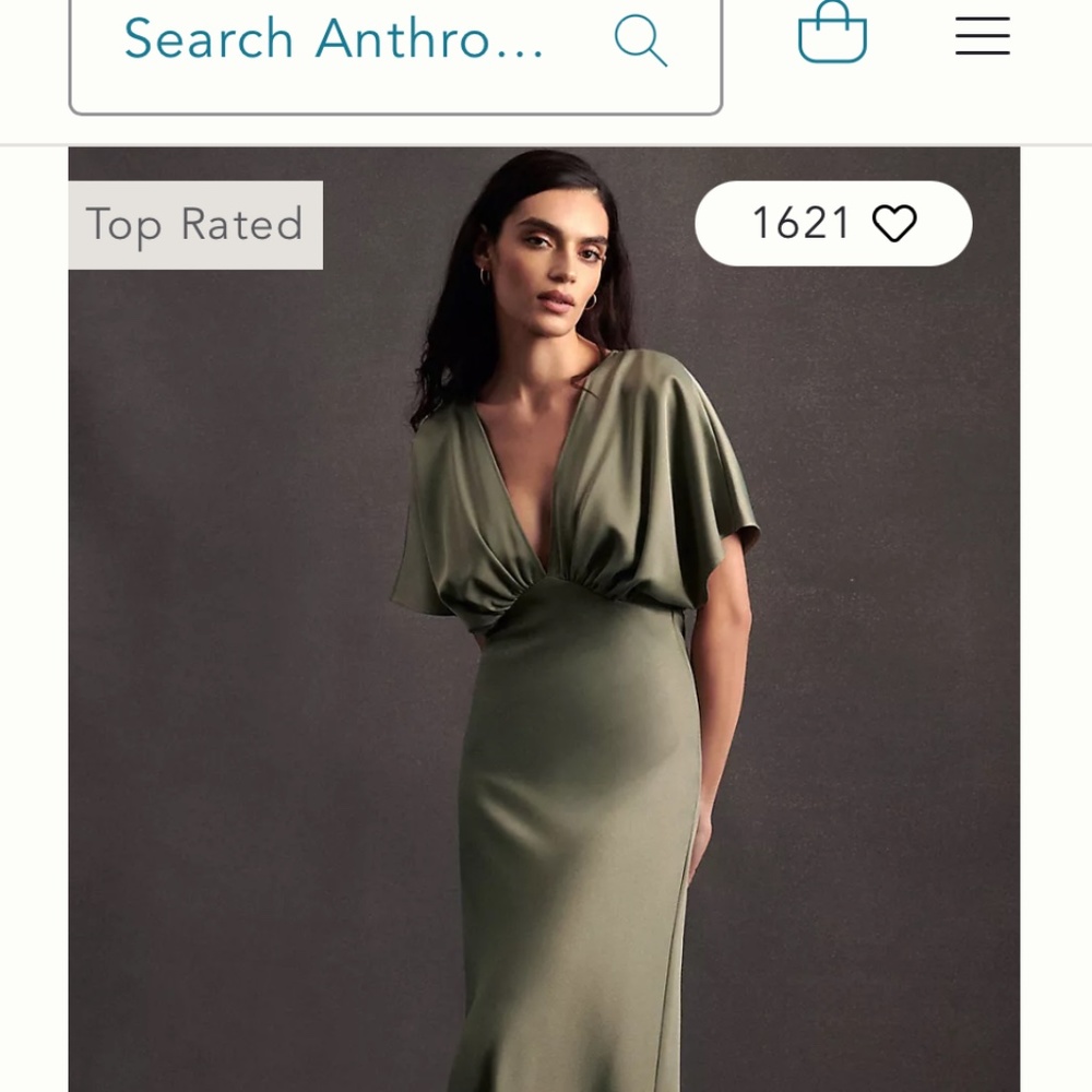 Anthropology, stunning statement dress